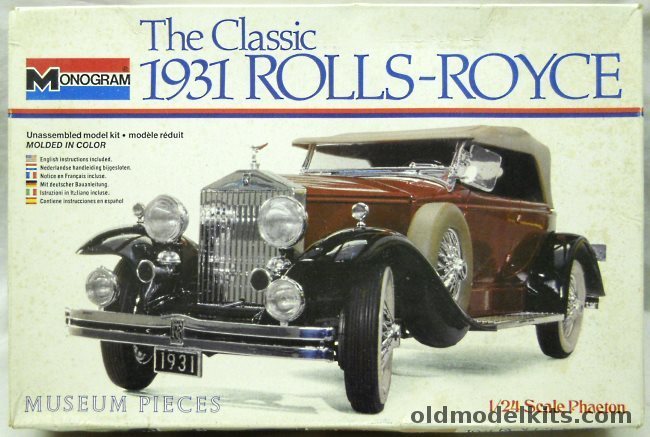 Monogram 1/24 1931 Rolls-Royce Phaeton, 2303 plastic model kit